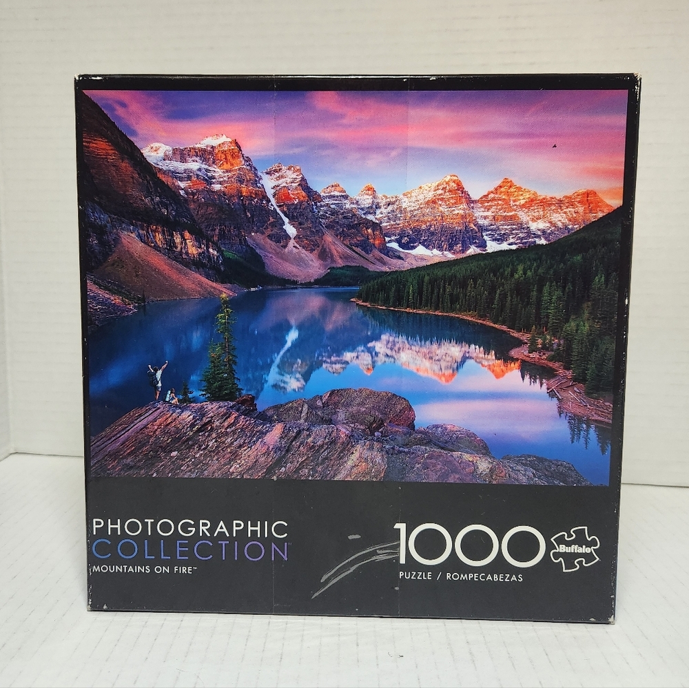 Buffalo Photographic Collection Mountains on Fire 1000 pieces Puzzle w/Poster